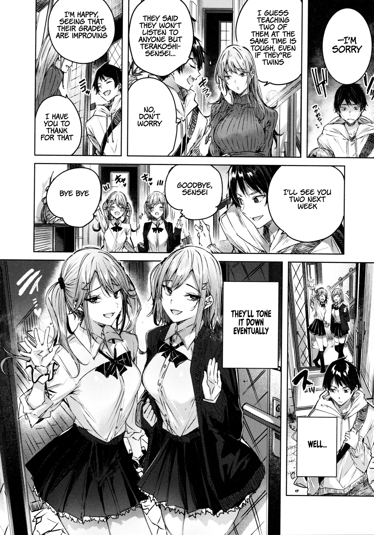Hentai Manga Comic-Onedari Twins-Read-2
